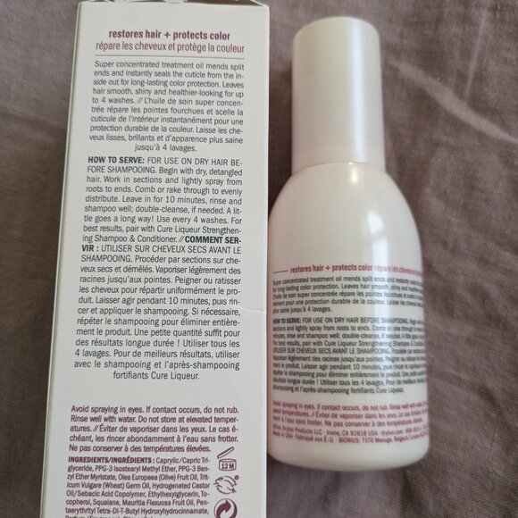 🌸 Drybar Cure Liqueur Restorative Pre-Shampoo Treatment Oil NIB - Picture 3 of 8